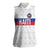 Custom Haiti Football Women Sleeveless Polo Shirt Ekip foutbol Ayiti