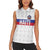 Custom Haiti Football Women Sleeveless Polo Shirt Ekip foutbol Ayiti