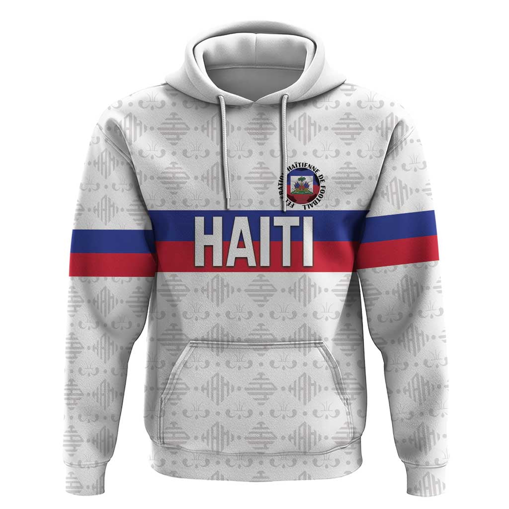 Custom Haiti Football Zip Hoodie Ekip foutbol Ayiti