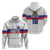 Custom Haiti Football Zip Hoodie Ekip foutbol Ayiti