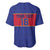 Custom Haiti Football Baseball Jersey Le Rouge et Bleu Sporty Style
