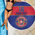 Custom Haiti Football Beach Blanket Le Rouge et Bleu Sporty Style