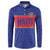 Custom Haiti Football Button Sweatshirt Le Rouge et Bleu Sporty Style