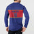 Custom Haiti Football Button Sweatshirt Le Rouge et Bleu Sporty Style