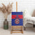Custom Haiti Football Canvas Wall Art Le Rouge et Bleu Sporty Style