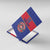 Custom Haiti Football Canvas Wall Art Le Rouge et Bleu Sporty Style