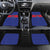 Custom Haiti Football Car Mats Le Rouge et Bleu Sporty Style