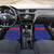 Custom Haiti Football Car Mats Le Rouge et Bleu Sporty Style