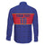 Custom Haiti Football Family Matching Off The Shoulder Long Sleeve Dress and Hawaiian Shirt Le Rouge et Bleu Sporty Style