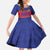 Custom Haiti Football Family Matching Summer Maxi Dress and Hawaiian Shirt Le Rouge et Bleu Sporty Style