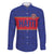 Custom Haiti Football Family Matching Summer Maxi Dress and Hawaiian Shirt Le Rouge et Bleu Sporty Style