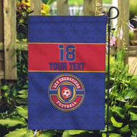 Custom Haiti Football Garden Flag Le Rouge et Bleu Sporty Style