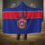 Custom Haiti Football Hooded Blanket Le Rouge et Bleu Sporty Style