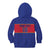 Custom Haiti Football Kid Hoodie Le Rouge et Bleu Sporty Style