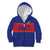 Custom Haiti Football Kid Hoodie Le Rouge et Bleu Sporty Style