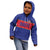 Custom Haiti Football Kid Hoodie Le Rouge et Bleu Sporty Style