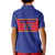 Custom Haiti Football Kid Polo Shirt Le Rouge et Bleu Sporty Style