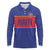 Custom Haiti Football Long Sleeve Polo Shirt Le Rouge et Bleu Sporty Style