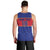 Custom Haiti Football Men Tank Top Le Rouge et Bleu Sporty Style