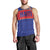 Custom Haiti Football Men Tank Top Le Rouge et Bleu Sporty Style