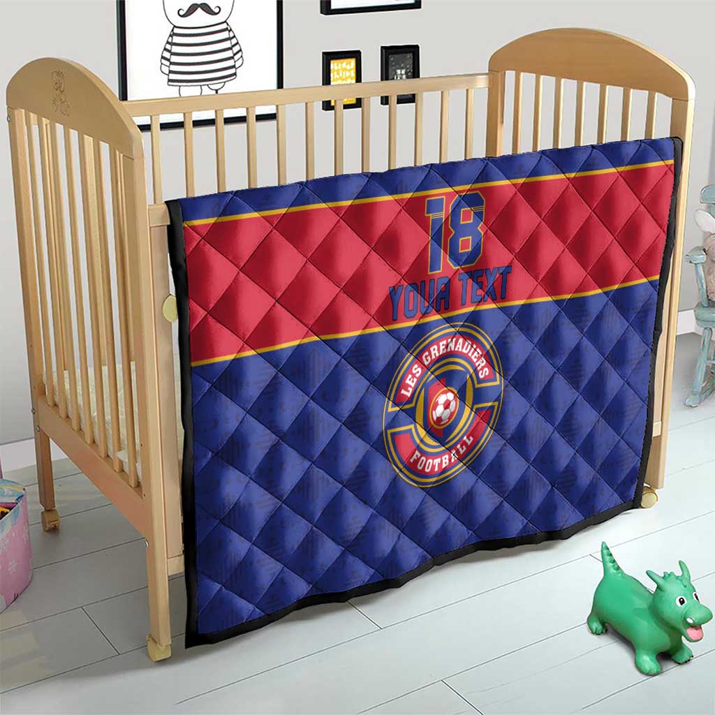 Custom Haiti Football Quilt Le Rouge et Bleu Sporty Style