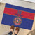 Custom Haiti Football Rubber Doormat Le Rouge et Bleu Sporty Style