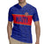 Custom Haiti Football Rugby Jersey Le Rouge et Bleu Sporty Style