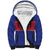Custom Haiti Football Sherpa Hoodie Le Rouge et Bleu Sporty Style