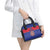 Custom Haiti Football Shoulder Handbag Le Rouge et Bleu Sporty Style