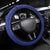 Haiti Football Steering Wheel Cover Le Rouge et Bleu Sporty Style
