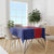 Custom Haiti Football Tablecloth Le Rouge et Bleu Sporty Style