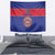 Custom Haiti Football Tapestry Le Rouge et Bleu Sporty Style