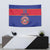 Custom Haiti Football Tapestry Le Rouge et Bleu Sporty Style