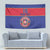 Custom Haiti Football Tapestry Le Rouge et Bleu Sporty Style