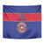 Custom Haiti Football Tapestry Le Rouge et Bleu Sporty Style