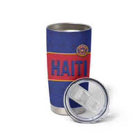 Custom Haiti Football Tumbler Cup Le Rouge et Bleu Sporty Style