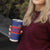Custom Haiti Football Tumbler Cup Le Rouge et Bleu Sporty Style