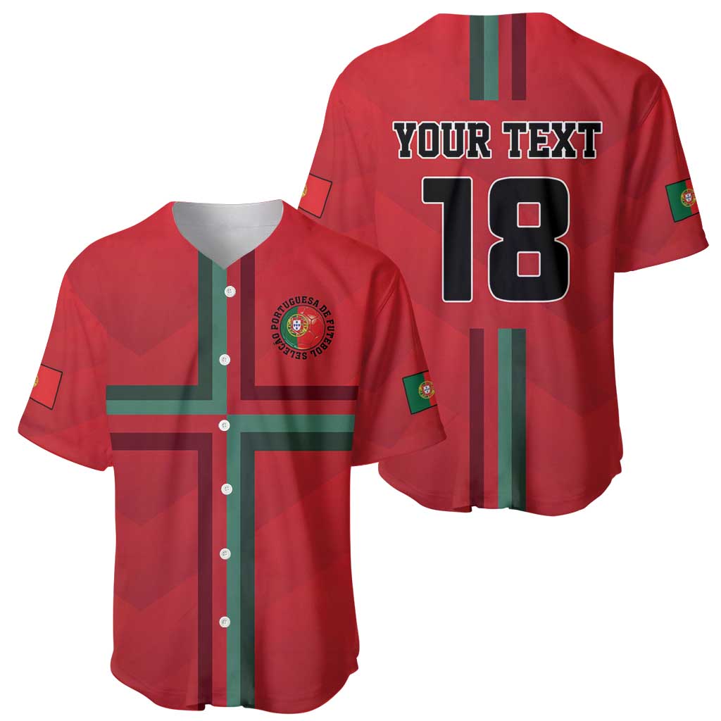 Custom Portugal Football Baseball Jersey A Selecao das Quinas