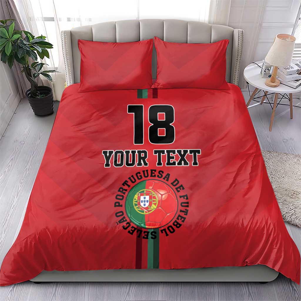Custom Portugal Football Bedding Set A Selecao das Quinas