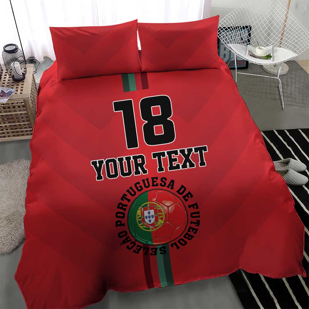 Custom Portugal Football Bedding Set A Selecao das Quinas