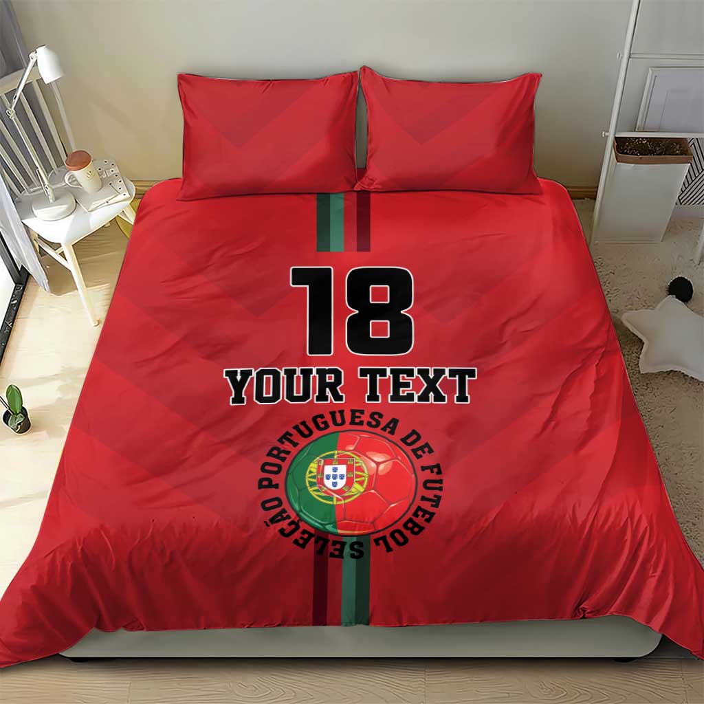 Custom Portugal Football Bedding Set A Selecao das Quinas
