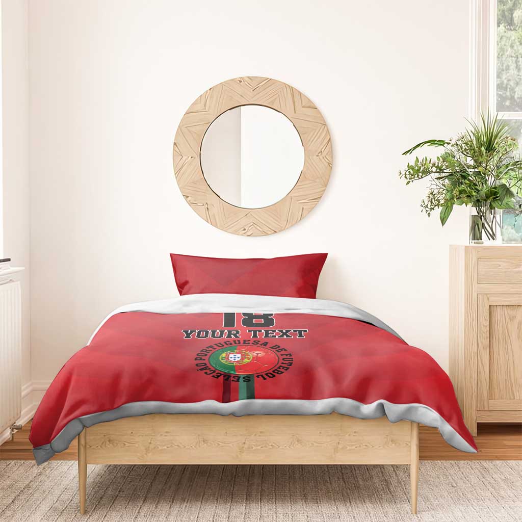 Custom Portugal Football Bedding Set A Selecao das Quinas