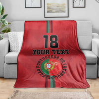 Custom Portugal Football Blanket A Selecao das Quinas