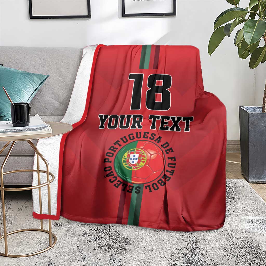 Custom Portugal Football Blanket A Selecao das Quinas