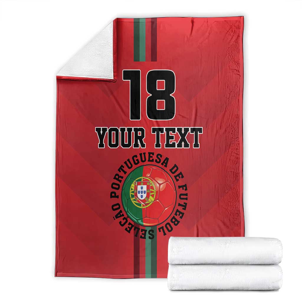 Custom Portugal Football Blanket A Selecao das Quinas
