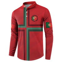 Custom Portugal Football Button Sweatshirt A Selecao das Quinas