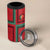 Custom Portugal Football 4 in 1 Can Cooler Tumbler A Selecao das Quinas
