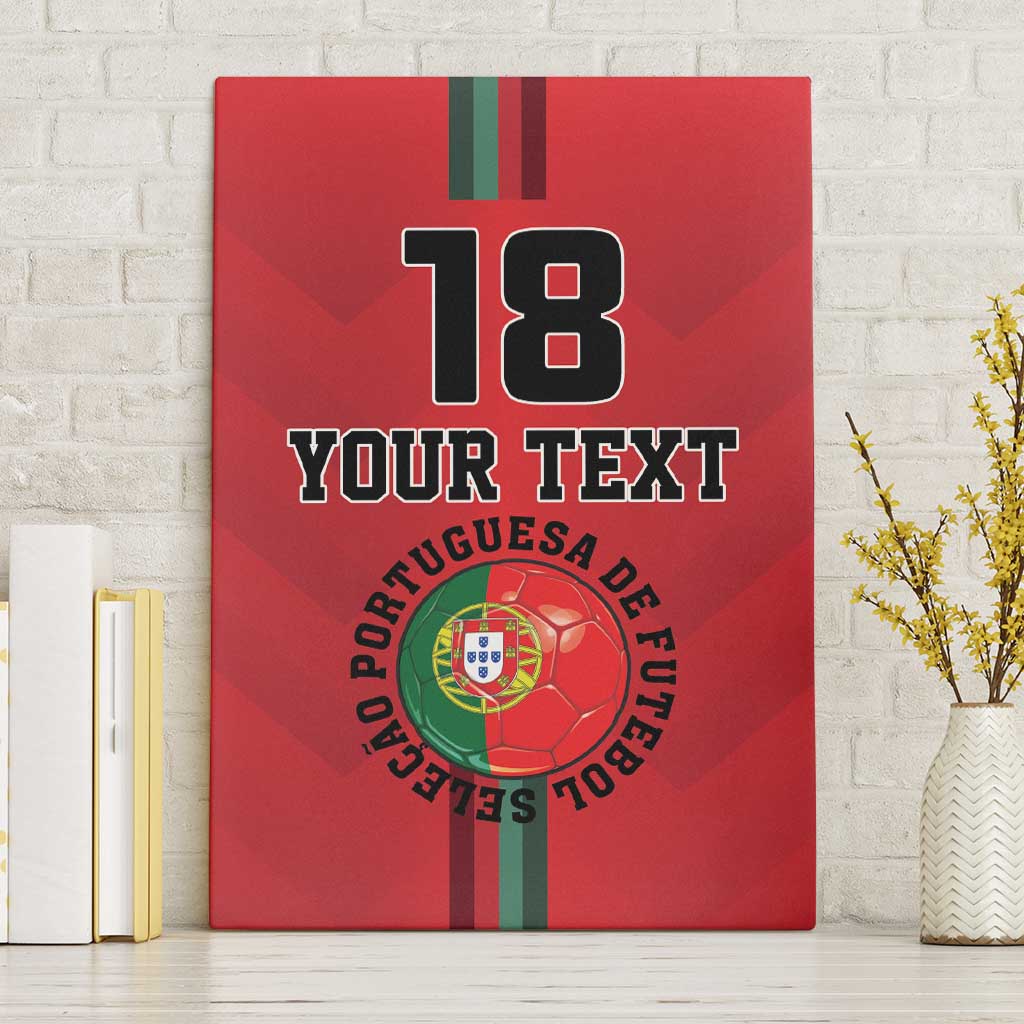 Custom Portugal Football Canvas Wall Art A Selecao das Quinas