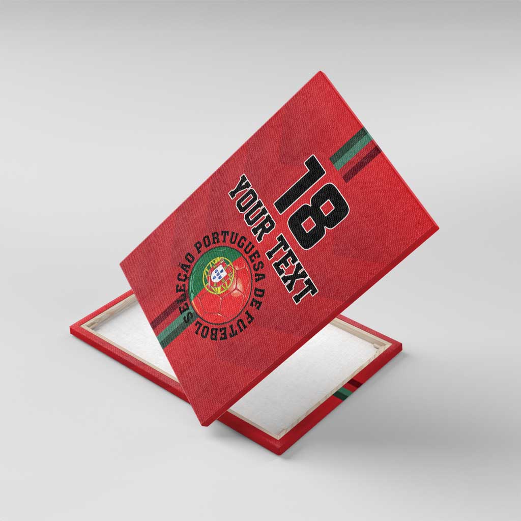 Custom Portugal Football Canvas Wall Art A Selecao das Quinas