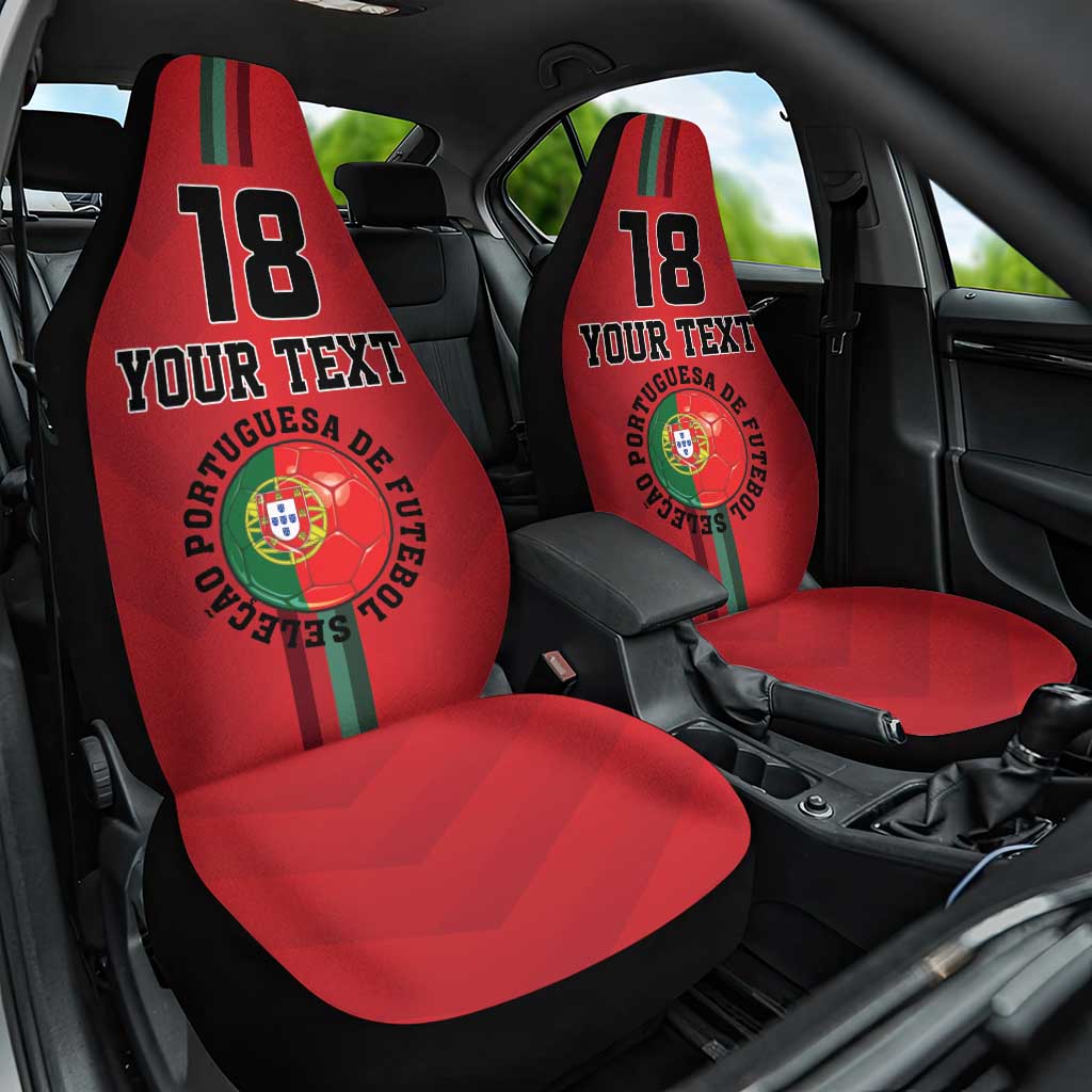 Custom Portugal Football Car Seat Cover A Selecao das Quinas
